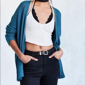 Urban Outfitters Turquoise Cardigan